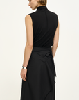 Asymmetric Draped Deconstructed Skirt