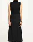 Asymmetric Draped Deconstructed Skirt