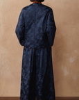 Bamboo Leaf Quilted Cotton-Silk Jacket