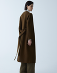 Wool-Cashmere Belted Coat