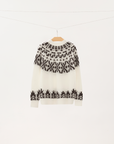 Fair Isle Alpaca Wool Pullover Sweater