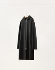 Double-Faced Wool-Cashmere Hooded Coat