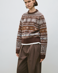Classic Fair Isle Wool Sweater