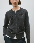 Embellished Wool Cardigan
