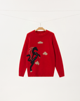 Jacquard Horse Knit Sweater