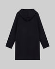 Double-Faced Wool-Cashmere Hooded Coat
