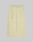 Silk-Blend Jacquard Slit Skirt