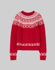 Fair Isle Wool-Cashmere Sweater