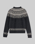 Fair Isle Wool-Cashmere Sweater