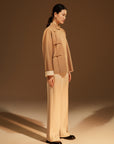Two-Tone Wool-Cashmere Jacket