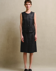 Mosaic Pattern Xiangyun Silk Vest