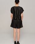Xiangyun Silk Mandarin-Collar Blouse