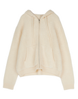 Wool-Silk-Cashmere Open Cardigan
