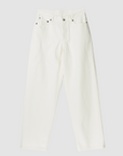 High-Rise Straight-Leg Cotton Jeans