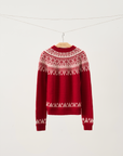 Fair Isle Wool-Cashmere Sweater