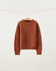 Speckled Wool Crewneck Sweater