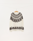 Fair Isle Alpaca Wool Pullover Sweater