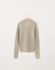 Open-Front Wool Sweater