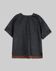 Round Motif Xiangyun Silk Blouse